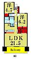 コスモシティ北千住6階18.0万円
