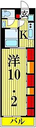 リブリ・SHISUI 1 1階1Kの間取り