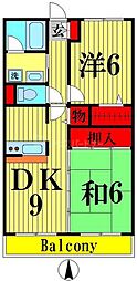 間取図画像 2DK