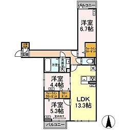 間取図画像 3LDK