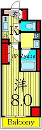 GRANPASEO北綾瀬駅前 1Kの間取図画像
