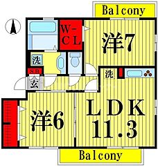 物件の間取り
