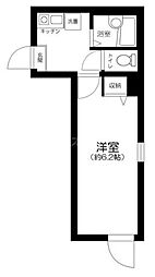 (仮称)リブ中央本町1丁目AP 1Kの間取図画像