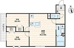 物件の間取り