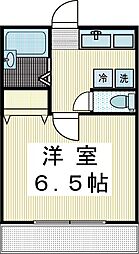 ブラウンハイツ 1Kの間取図画像