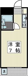 サンフラット ワンルームの間取図画像