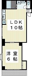 メゾン向ヶ丘 1LDKの間取図画像