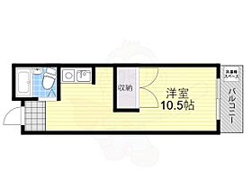 ブレスト北之庄5  ｜ 奈良県奈良市北之庄西町１丁目（賃貸マンション1R・4階・20.25㎡） その2