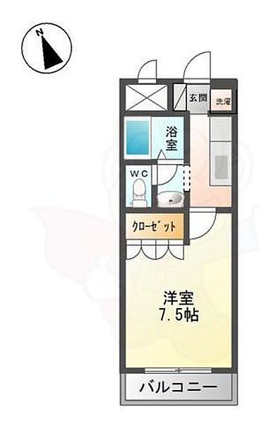 ベル・グラース ｜京都府木津川市木津清水(賃貸アパート1K・1階・24.75㎡)の写真 その2