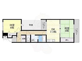 ディモーレイマニシ  ｜ 奈良県奈良市大安寺６丁目（賃貸マンション2DK・2階・51.84㎡） その2