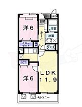 京都府木津川市州見台１丁目（賃貸マンション2LDK・2階・55.71㎡） その2