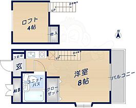 アメニティ宝ケ丘 203 ｜ 奈良県奈良市西大寺宝ヶ丘（賃貸アパート1R・2階・21.00㎡） その2