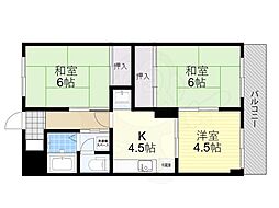 池田ハイツ 1階3Kの間取り