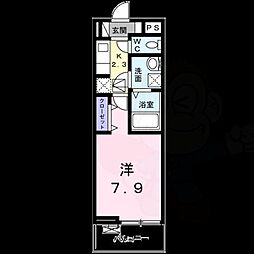 K-3.四条大路 1階1Kの間取り