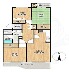物件の間取り