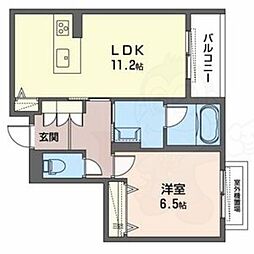 LimeStone新大宮 1LDKの間取図画像