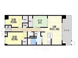ファインフラッツ奈良ザ・レジデンス 3LDKの間取図画像