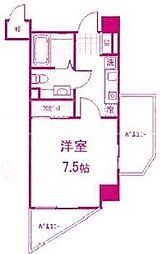 Bris登戸 9階1Kの間取り