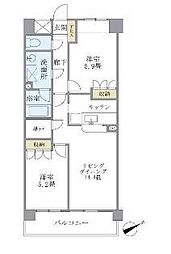 KDXレジデンス宮前平 2LDKの間取図画像