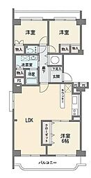 メゾン宮前平 3LDKの間取図画像