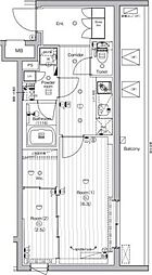 仮称)PREMIUM CUBE世田谷 2Kの間取図画像