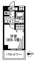 SOCIETY宮前平 1Kの間取図画像