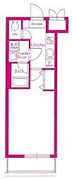 Rebinado・Piso 1Kの間取図画像