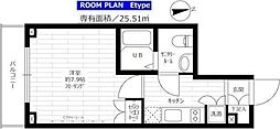 ステージグランデ宮崎台 1Kの間取図画像