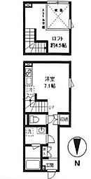 ロフトハウス ワンルームの間取図画像