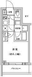 Risingplace登戸 1Kの間取図画像