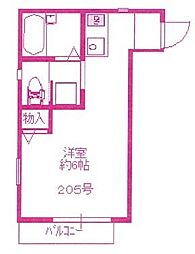 MT二子玉川 ワンルームの間取図画像