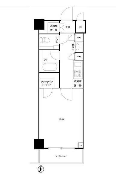 ルーブル泉岳寺前 201｜東京都港区高輪２丁目(賃貸マンション1K・2階・25.52㎡)の写真 その2