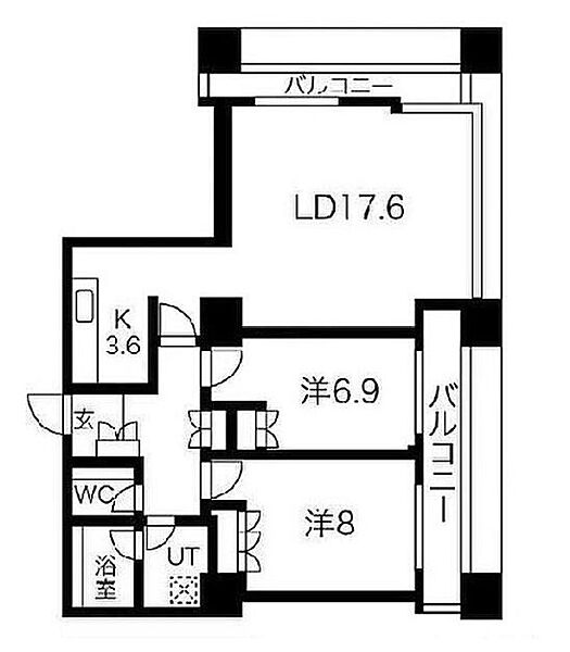 グランパークハイツ 1501｜東京都港区芝浦３丁目(賃貸マンション2LDK・15階・78.53㎡)の写真 その2