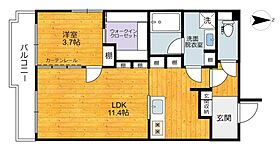 プランドール西品川 401 ｜ 東京都品川区西品川３丁目17-10（賃貸マンション1LDK・4階・45.95㎡） その2