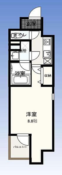 ダブルゲートタワー（W-gates Tower） 805｜東京都品川区西五反田３丁目(賃貸マンション1K・8階・26.73㎡)の写真 その2