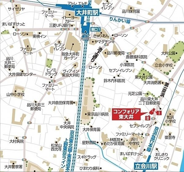 コンフォリア東大井I 1001｜東京都品川区東大井３丁目(賃貸マンション1K・10階・25.22㎡)の写真 その17