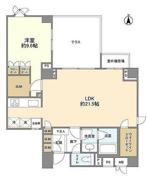 ガーデンハイツ代官山 106｜東京都渋谷区恵比寿西２丁目(賃貸マンション1LDK・1階・69.77㎡)の写真 その2