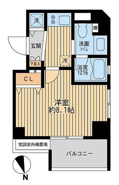 クリオ戸越銀座壱番館 1204｜東京都品川区平塚１丁目(賃貸マンション1K・12階・27.75㎡)の写真 その2