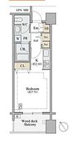 シャレール広尾1号棟 404 ｜ 東京都渋谷区広尾３丁目4-1（賃貸マンション1K・4階・29.03㎡） その2