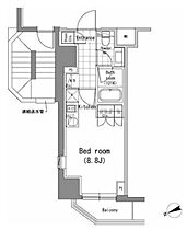 パークハビオ新橋 501 ｜ 東京都港区新橋５丁目24-8（賃貸マンション1R・5階・25.03㎡） その2