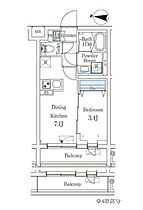 ラティエラ品川西大井 411 ｜ 東京都品川区西大井２丁目16-14（賃貸マンション1DK・4階・27.80㎡） その2