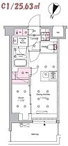 シーフォルム西巣鴨 306 ｜ 東京都北区滝野川３丁目43-未定（賃貸マンション1DK・3階・25.63㎡） その2