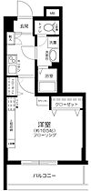 エスコート芝浦イースト 8F ｜ 東京都港区海岸３丁目21-10（賃貸マンション1K・8階・28.52㎡） その2