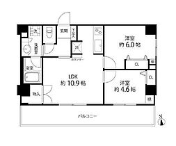 デュオステージ白金高輪（DuoStage白金高輪） 901 ｜ 東京都港区白金１丁目12-7（賃貸マンション2LDK・9階・50.69㎡） その2