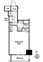 クレジデンス虎ノ門 1104 ｜ 東京都港区西新橋３丁目15-8（賃貸マンション1K・11階・24.46㎡） その2