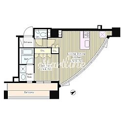 シティカレント南青山 12階1LDKの間取り