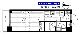 ステージファースト恵比寿二番館 1Kの間取図画像