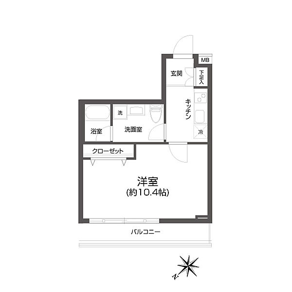 PASEO中目黒 0302｜東京都目黒区東山(賃貸マンション1K・3階・32.87㎡)の写真 その2