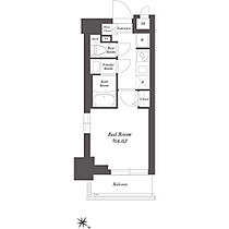 SS.FLAT北品川 0703 ｜ 東京都品川区北品川（賃貸マンション1K・7階・20.55㎡） その2