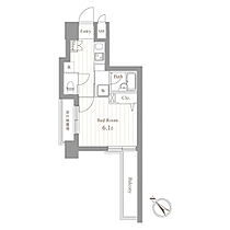 ジョイシティ蔵前 1201 ｜ 東京都台東区蔵前（賃貸マンション1K・12階・23.70㎡） その2